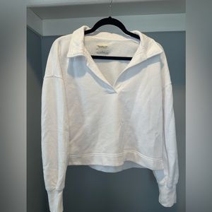 Abercrombie collared sweatshirt